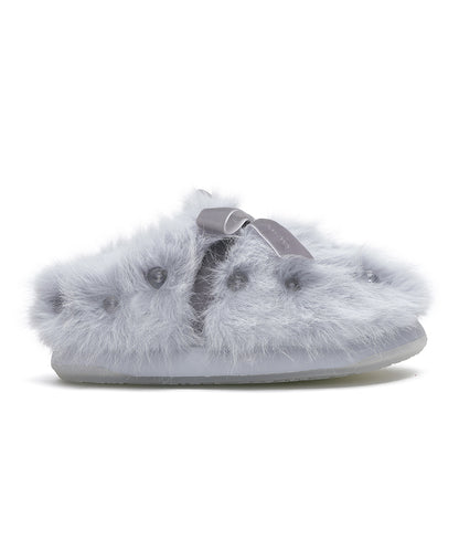 รองเท้าเปิดส้น X SUSAN FANG FURRY MULE - BLUE
