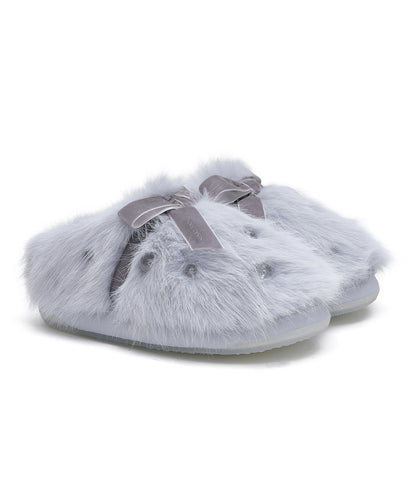รองเท้าเปิดส้น X SUSAN FANG FURRY MULE - BLUE