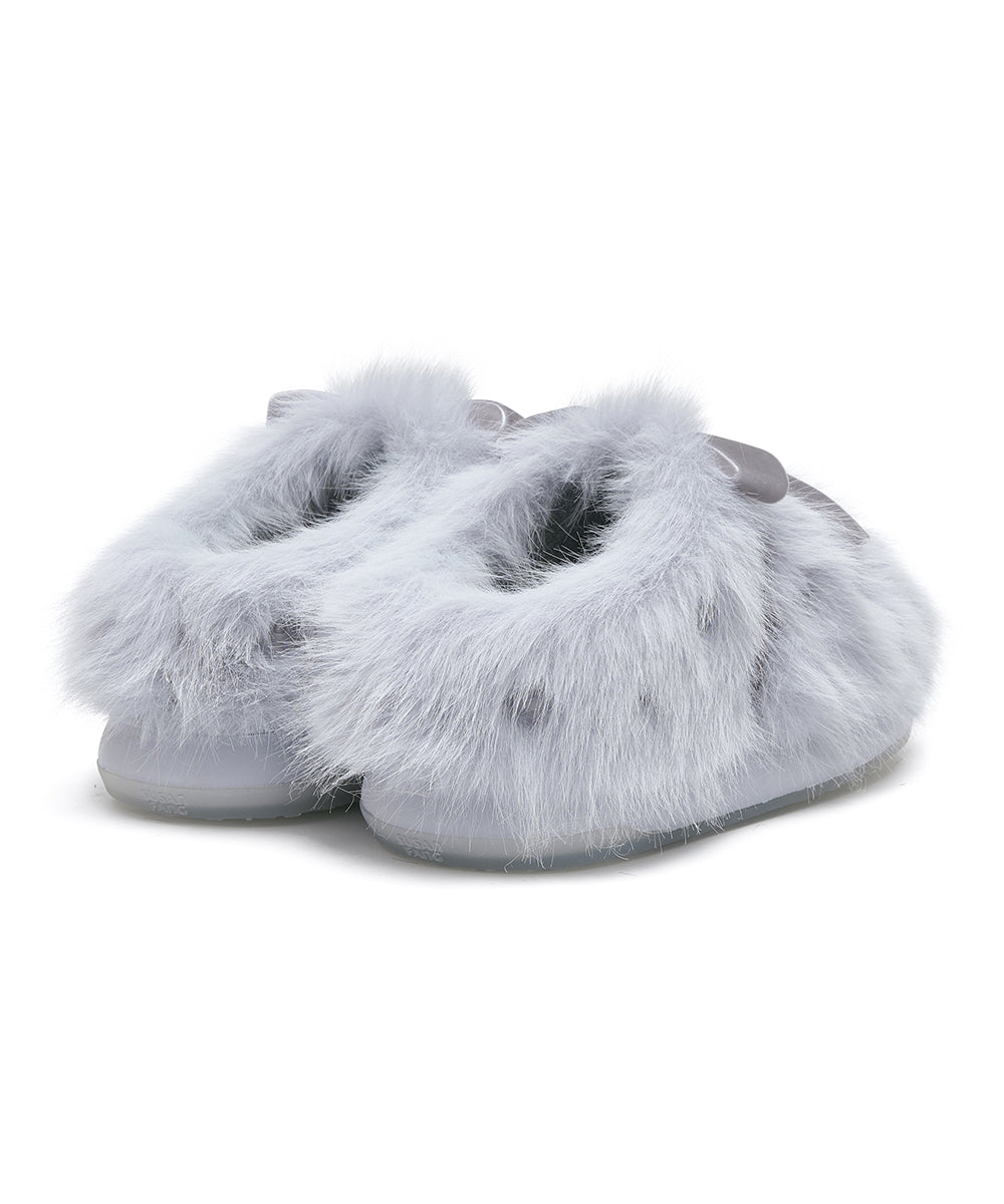 รองเท้าเปิดส้น X SUSAN FANG FURRY MULE - BLUE
