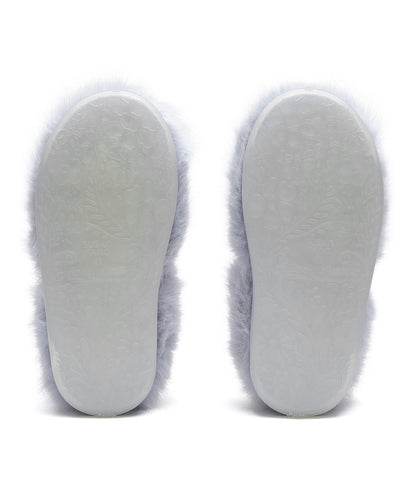 รองเท้าเปิดส้น X SUSAN FANG FURRY MULE - BLUE