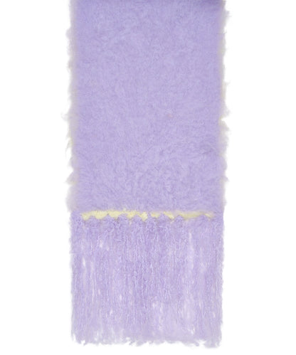 ผ้าพันคอ  OVERSIZED SHAGGY SCARF - BUTTER