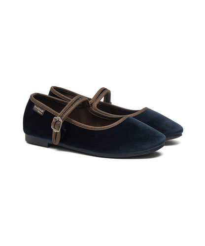 รองเท้าแมรี่เจน BELLA QUILTED MARYJANE - NAVY