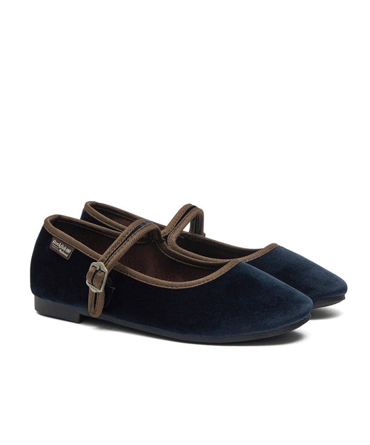 รองเท้าแมรี่เจน BELLA QUILTED MARYJANE - NAVY