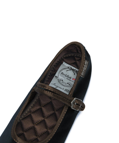 รองเท้าแมรี่เจน BELLA QUILTED MARYJANE - NAVY
