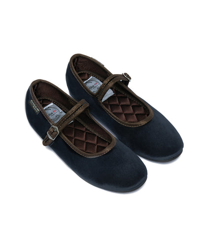 รองเท้าแมรี่เจน BELLA QUILTED MARYJANE - NAVY