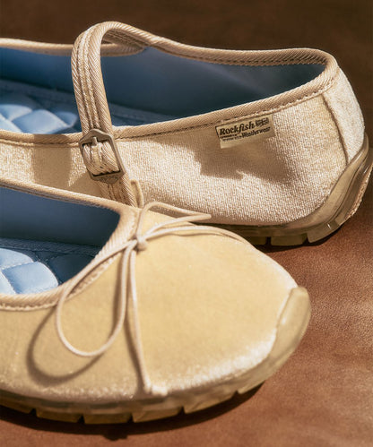 รองเท้าแมรี่เจน BELLA MARYJANES(PEBBLE SOLE) - CREAM