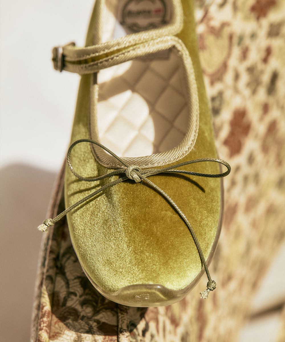 รองเท้าแมรี่เจน BELLA MARYJANES(PEBBLE SOLE) - OLIVE