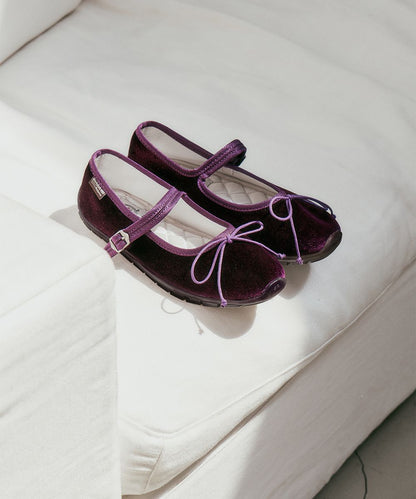 รองเท้าแมรี่เจน BELLA MARYJANES(PEBBLE SOLE) - PURPLE