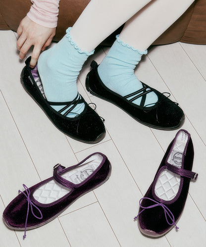 รองเท้าแมรี่เจน BELLA MARYJANES(PEBBLE SOLE) - PURPLE