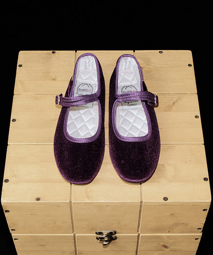 รองเท้าแมรี่เจน BELLA QUILTED MARYJANE - PURPLE