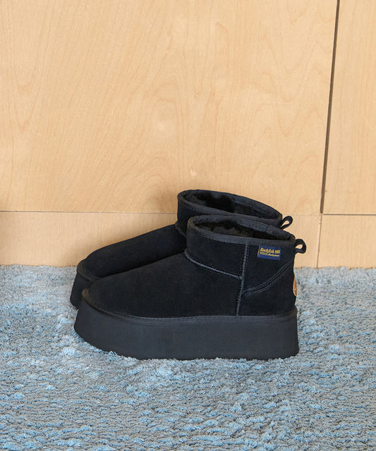 ORIGINAL MAXI FLATFORM BOOTS MINI (3.5inch) - BLACK