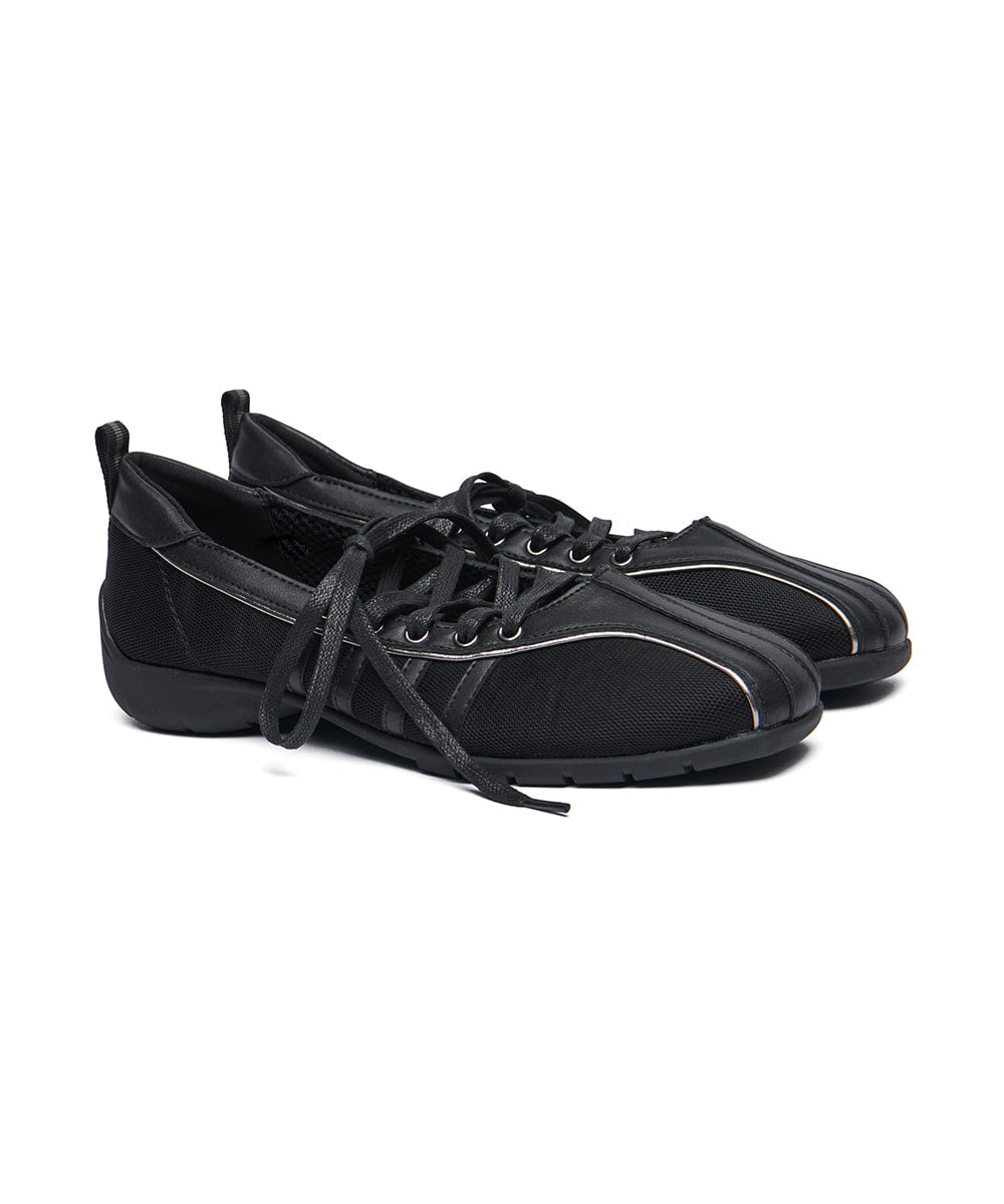 รองเท้าผ้าใบ BLISS LACEUP SNEAKERS - BLACK