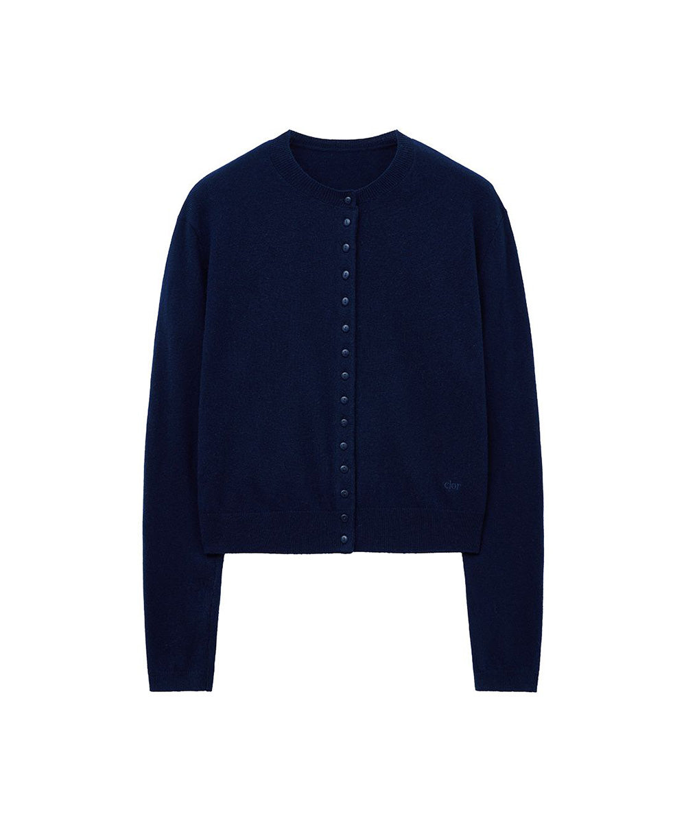 เสื้อคาร์ดิแกน CLASSIC WOOL CARDIGAN - NAVY