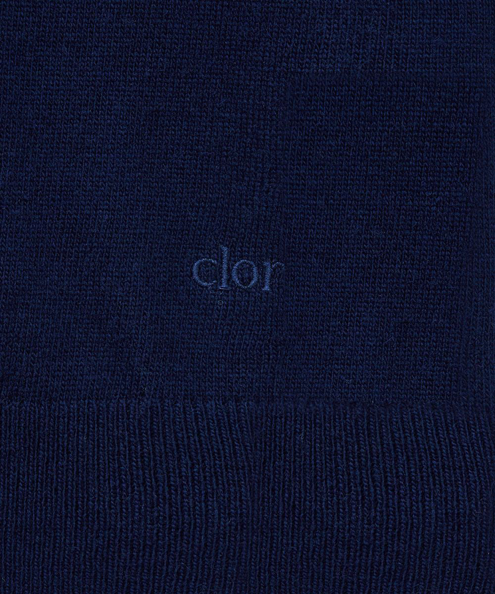 เสื้อคาร์ดิแกน CLASSIC WOOL CARDIGAN - NAVY