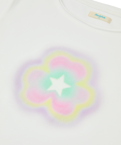 เสื้อยืด CLOVER LONG SLEEVE T-SHIRT - WHITE