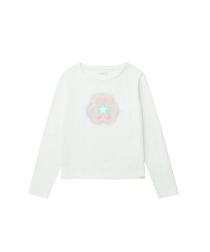 เสื้อยืด CLOVER LONG SLEEVE T-SHIRT - WHITE