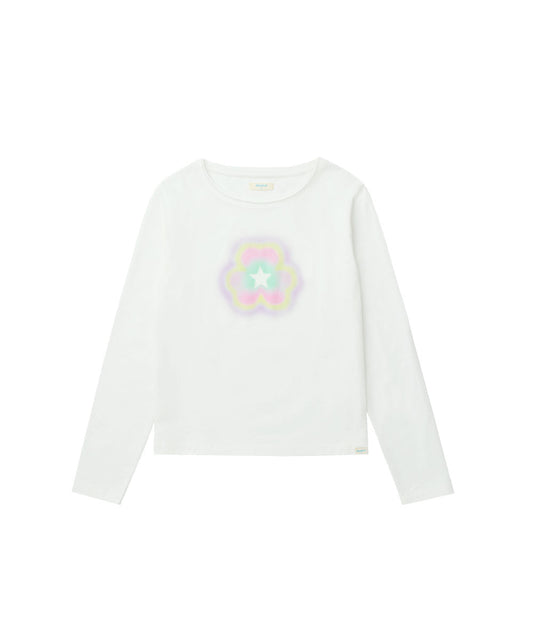 เสื้อยืด CLOVER LONG SLEEVE T-SHIRT - WHITE
