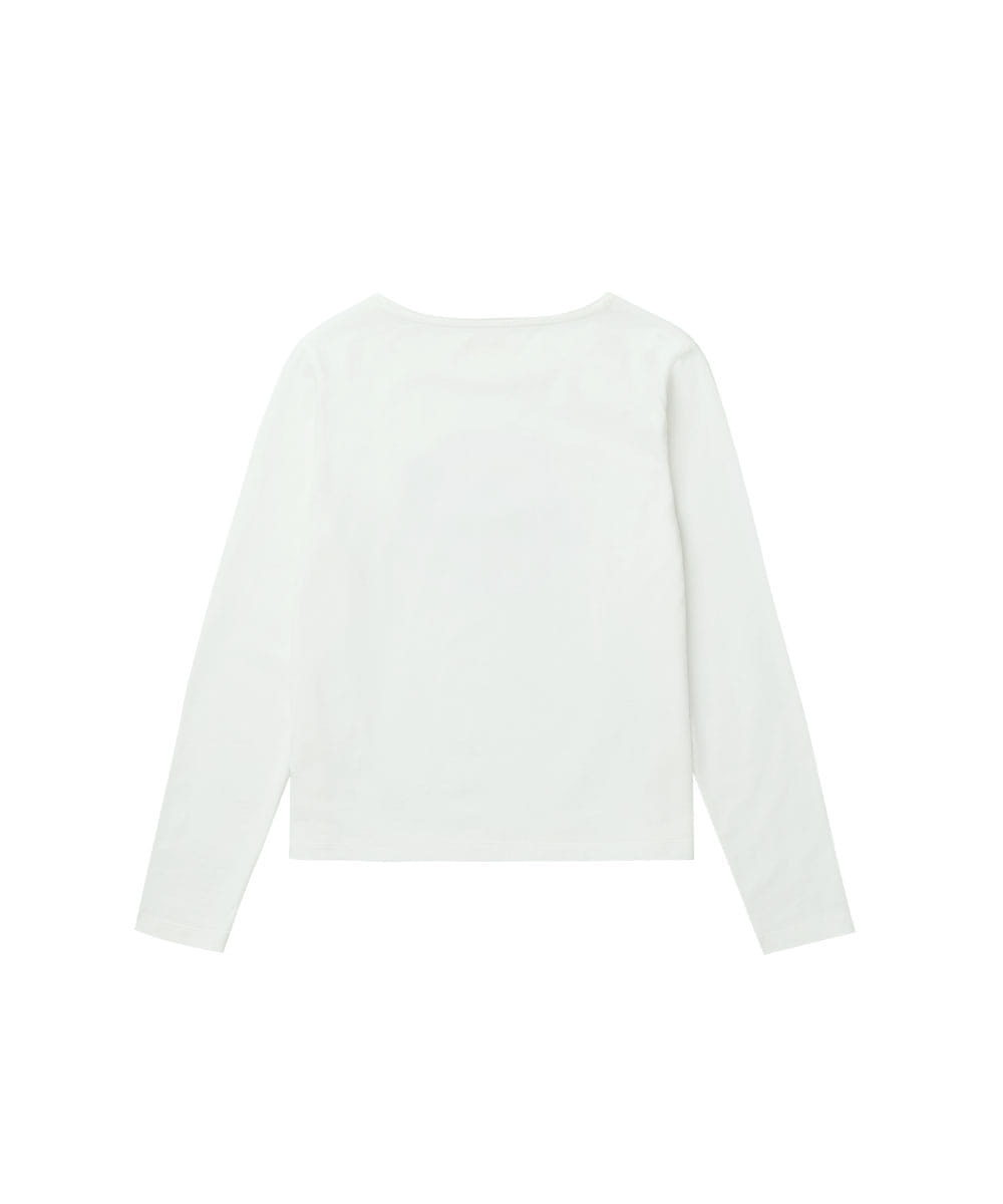 เสื้อยืด CLOVER LONG SLEEVE T-SHIRT - WHITE
