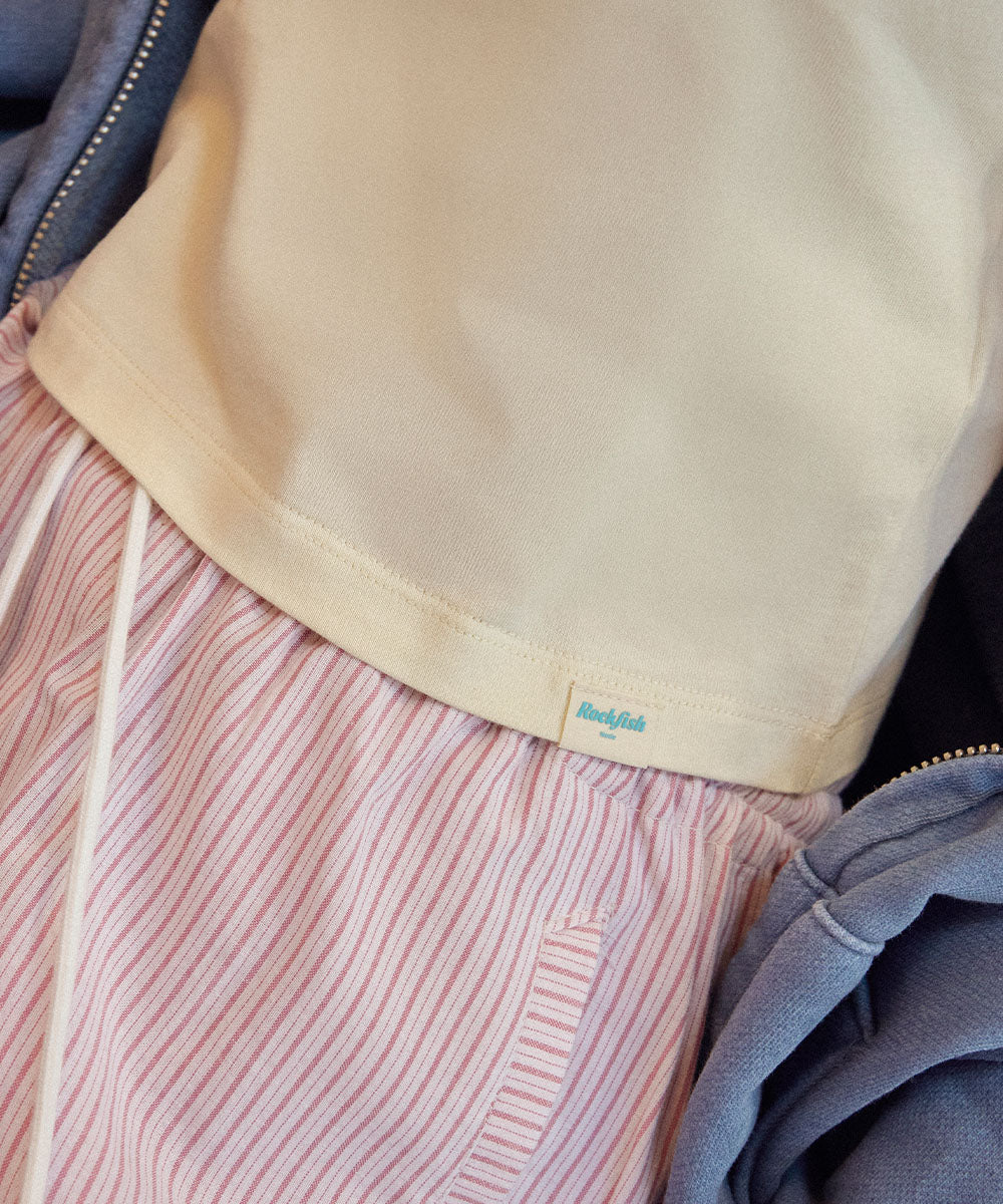 เสื้อยืด CLOVER SLIM T-SHIRT - CREAM