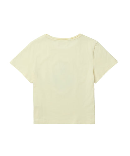 เสื้อยืด CLOVER SLIM T-SHIRT - CREAM