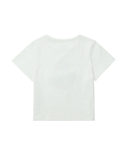 เสื้อยืด CLOVER SLIM T-SHIRT - WHITE