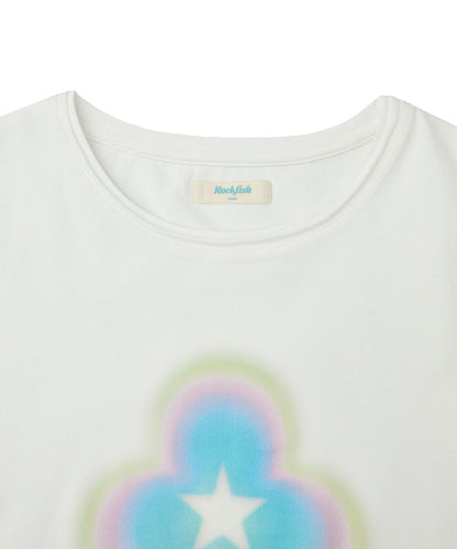 เสื้อยืด CLOVER SLIM T-SHIRT - WHITE
