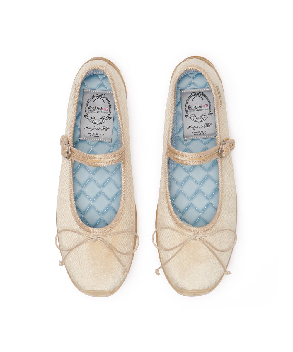 รองเท้าแมรี่เจน BELLA MARYJANES(PEBBLE SOLE) - CREAM