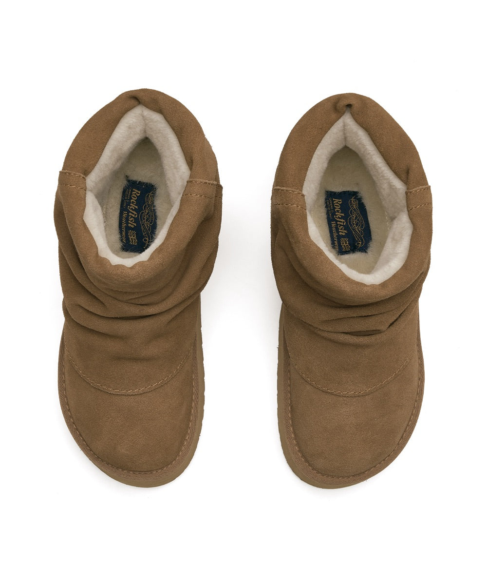 MAXI FOLDED BOOTS SHORT (6inch) - CHESTNUT