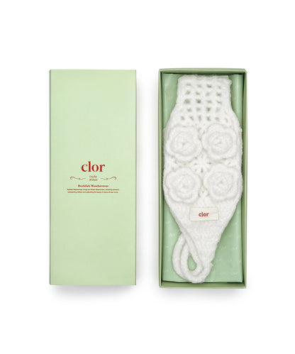 ที่ปิดหูกันหนาว HANDMADE FLOWER CROCHET EARMUFF - IVORY