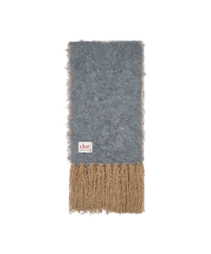 ผ้าพันคอ  OVERSIZED SHAGGY SCARF - DARK GREY