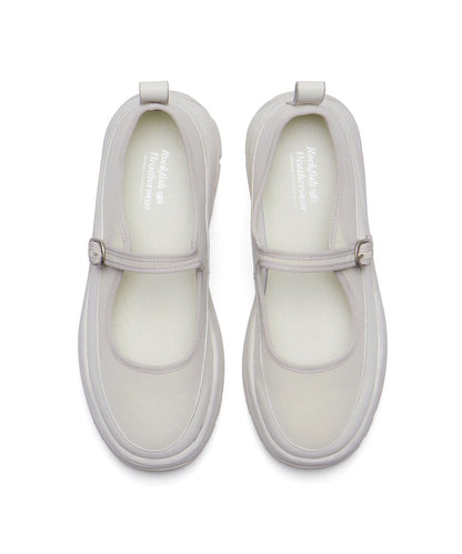 FLATFORM STRAP MARYJANE - BUTTER