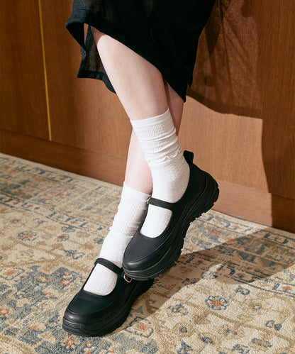 FLATFORM STRAP MARYJANE - BLACK