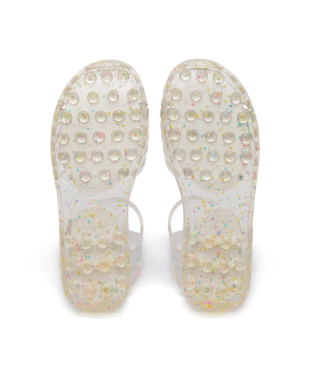 รองเท้าเจลลี่ GLAIR STRAPPY SANDALS - CLEAR STAR