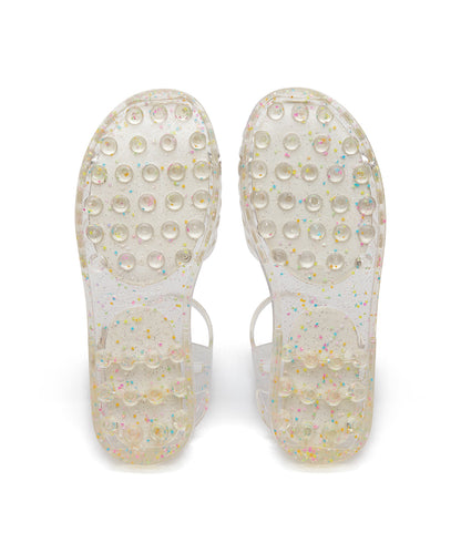 รองเท้าเจลลี่ GLAIR STRAPPY SANDALS - CLEAR STAR