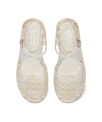 รองเท้าเจลลี่ GLAIR STRAPPY SANDALS - CLEAR STAR