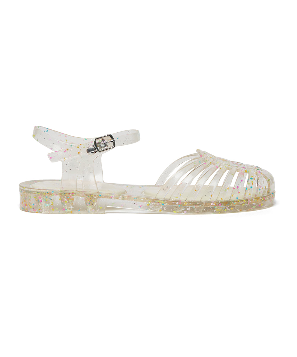 รองเท้าเจลลี่ GLAIR STRAPPY SANDALS - CLEAR STAR