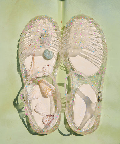 รองเท้าเจลลี่ GLAIR STRAPPY SANDALS - CLEAR STAR