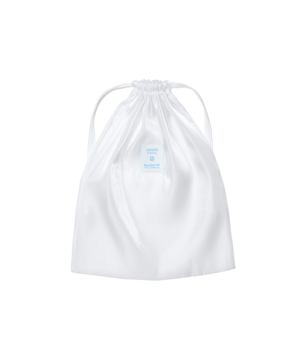 X SUSAN FANG FURRY BUBBLE HAT - SKY BLUE