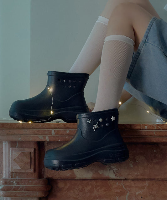 รองเท้าบูท HAYDEN V2 SHORT BOOTS - BLACK GLITTER