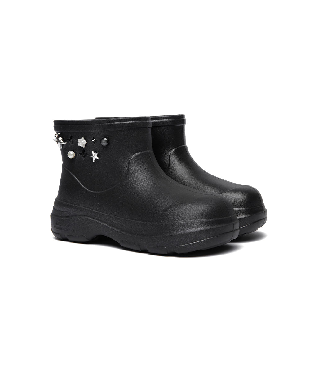HAYDEN V2 SHORT BOOTS - BLACK GLITTER