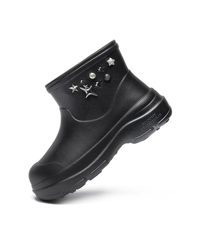 HAYDEN V2 SHORT BOOTS - BLACK GLITTER