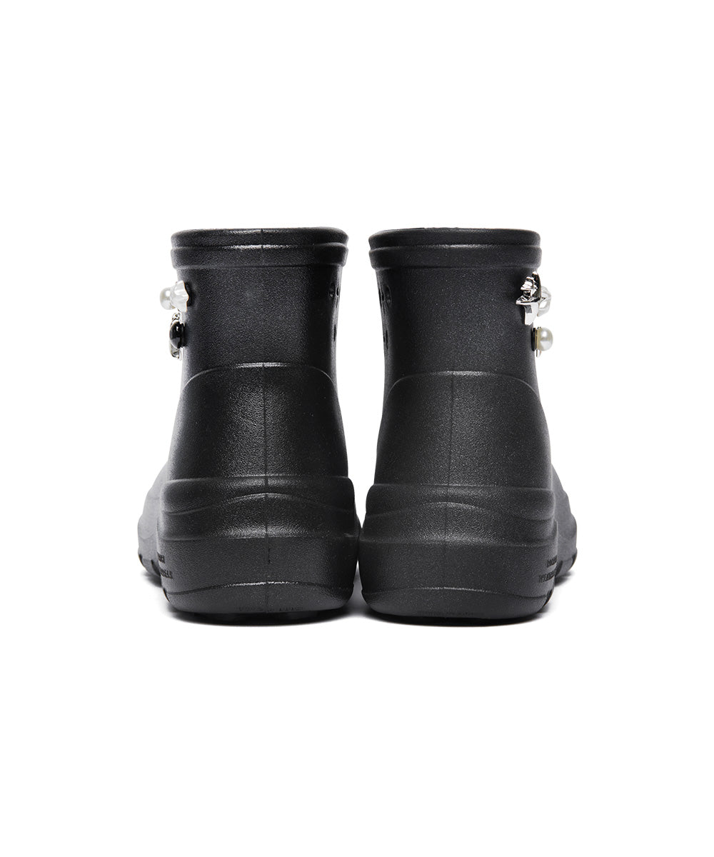 HAYDEN V2 SHORT BOOTS - BLACK GLITTER
