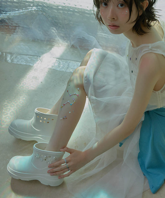 รองเท้าบูท HAYDEN V2 SHORT BOOTS - CREAM
