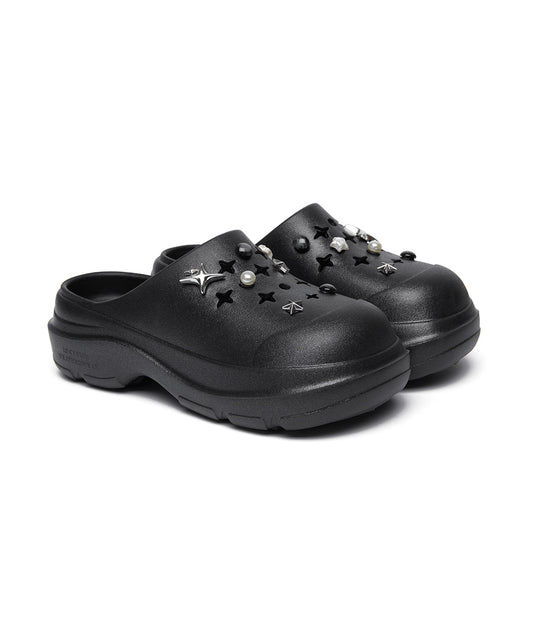 รองเท้าเปิดส้น HAYDEN V2 CLOG - BLACK GLITTER