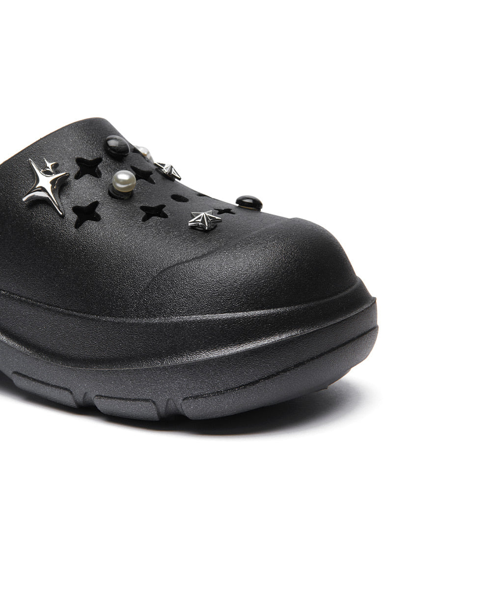 รองเท้าเปิดส้น HAYDEN V2 CLOG - BLACK GLITTER