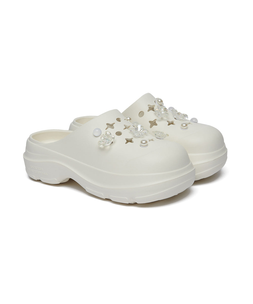 รองเท้าเปิดส้น HAYDEN V2 CLOG - CREAM