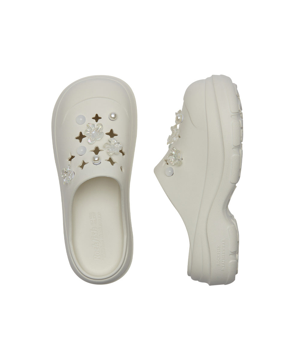 รองเท้าเปิดส้น HAYDEN V2 CLOG - CREAM
