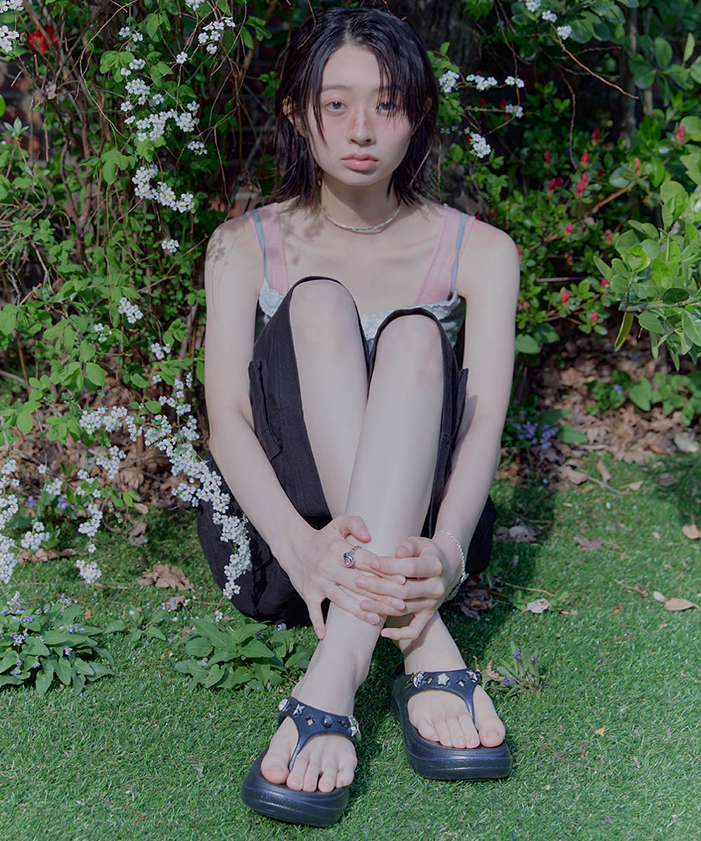 รองเท้าแตะ HAYDEN V2 FLIPFLOP - BLACK GLITTER