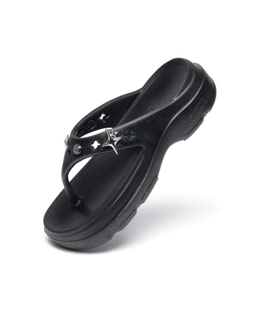 รองเท้าแตะ HAYDEN V2 FLIPFLOP - BLACK GLITTER
