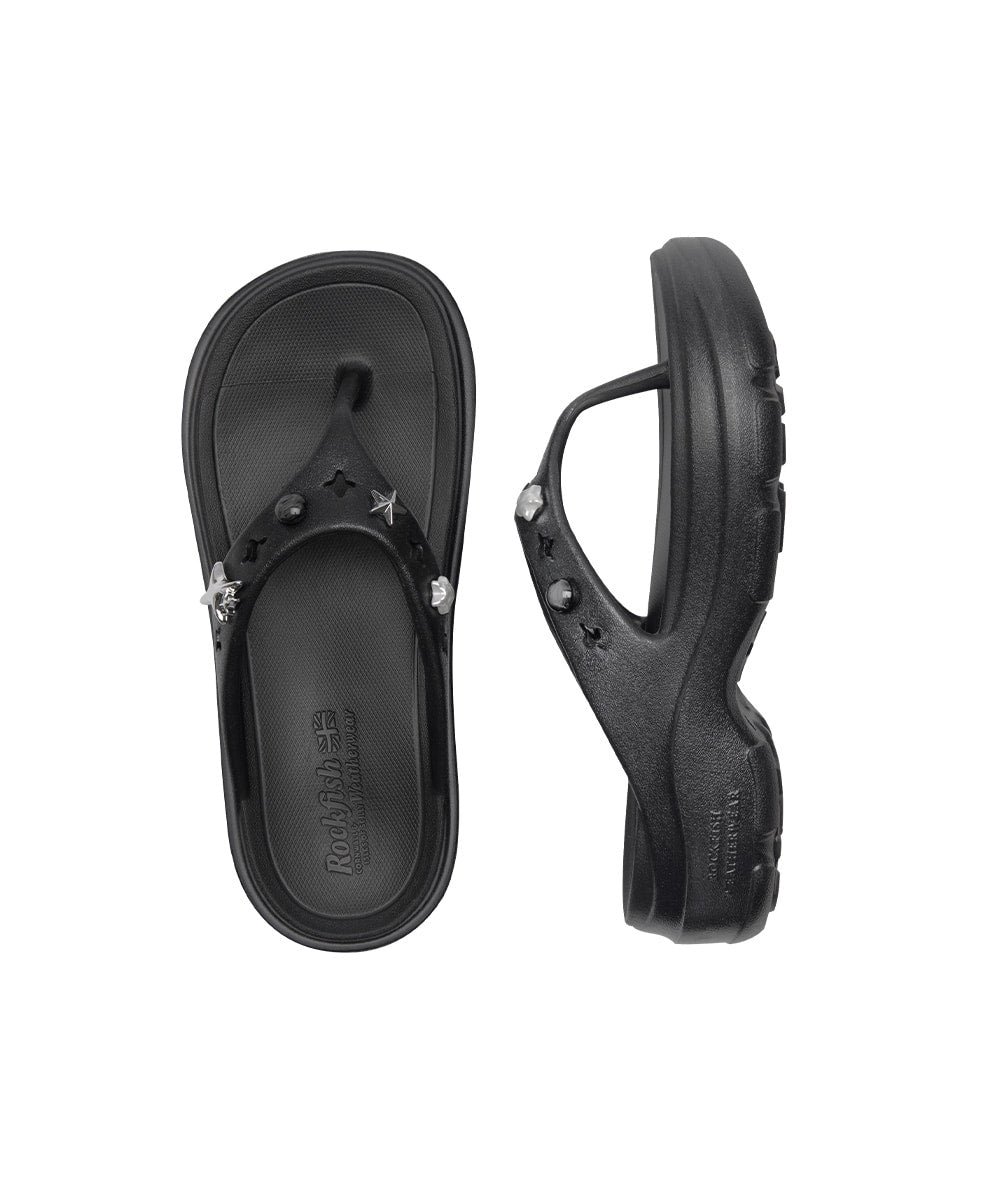 รองเท้าแตะ HAYDEN V2 FLIPFLOP - BLACK GLITTER